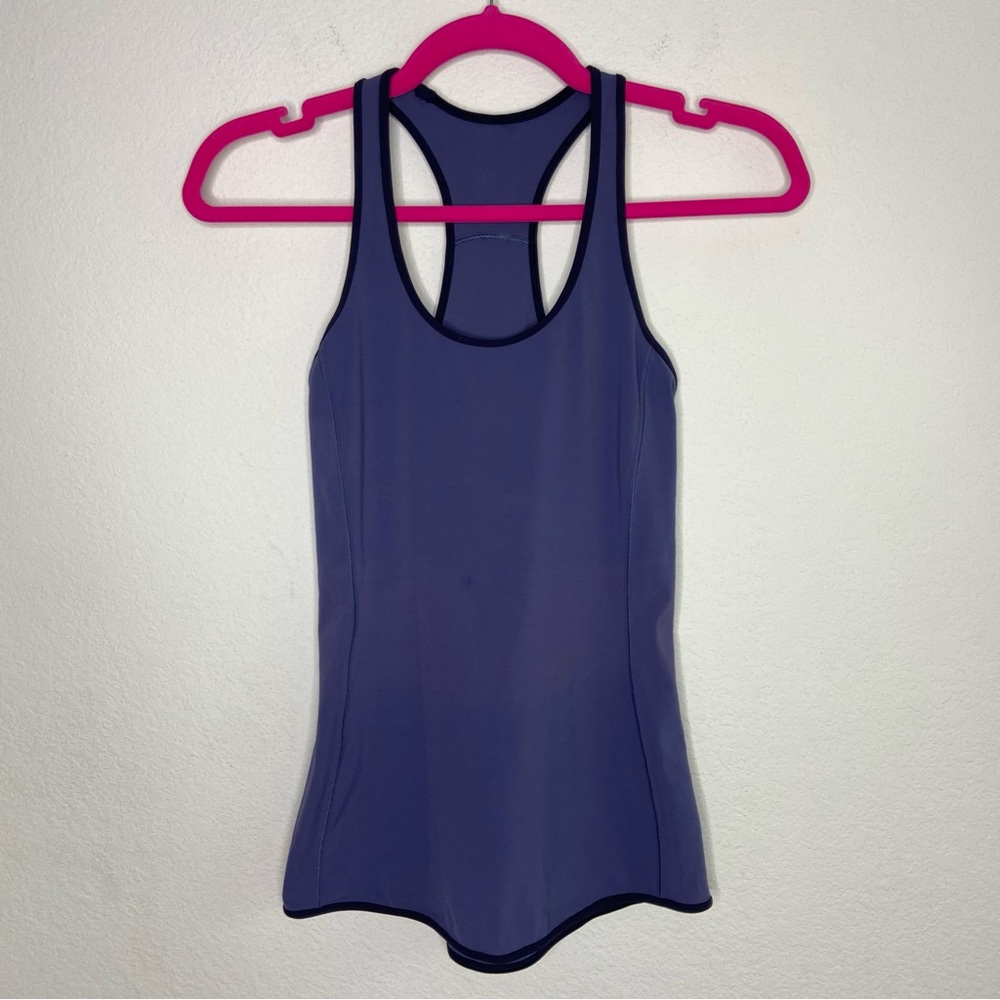 Lululemon Blue Racerback Tank Top Size 4